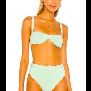 WeWoreWhat Sorrento Top in Seafoam Green